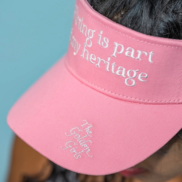 Cakeworthy X Golden Girls Pink Visor - Picture 5 of 5
